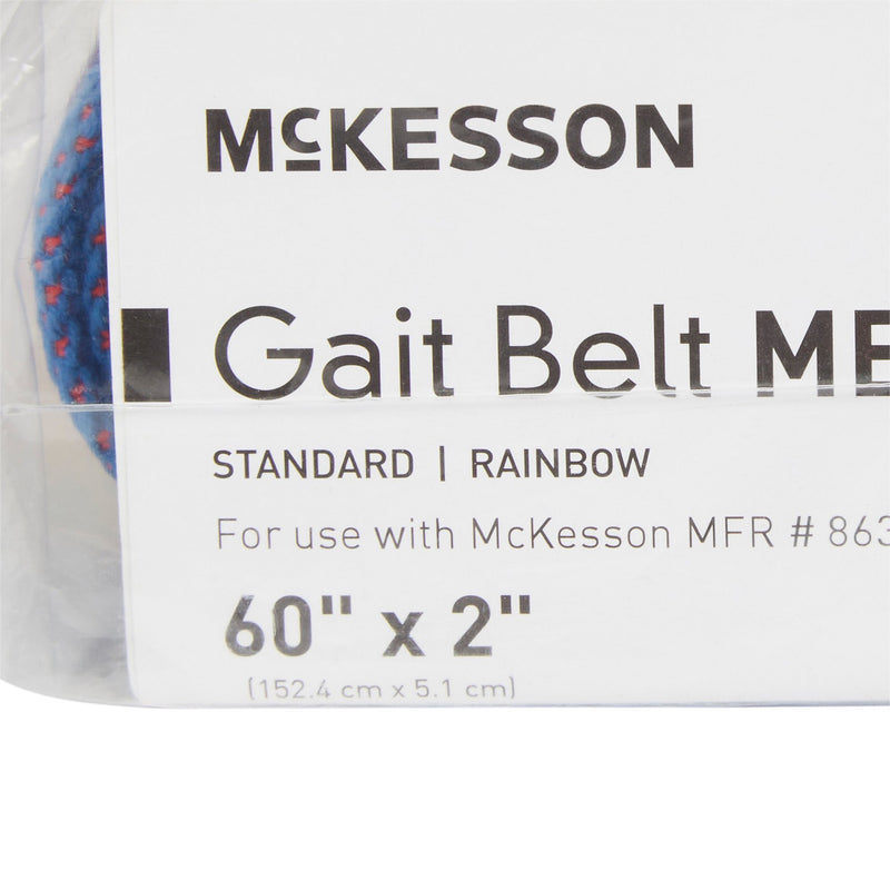 McKesson Gait Belt, 60 Inch, Rainbow Design -Case of 48