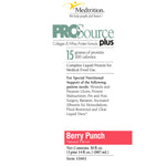 ProSource Plus Protein Supplement, Berry Punch, 32 oz. Bottle -Case of 4