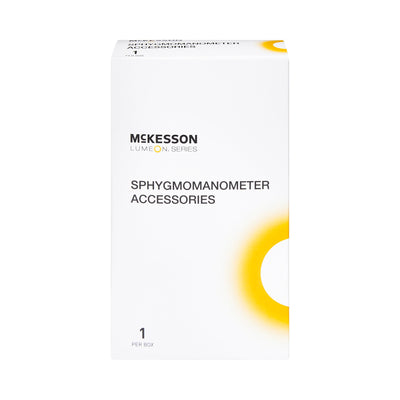 McKesson LUMEON Blood Pressure Bulb and Cuff, Adult Large, Burgundy, Arm -Box of 1