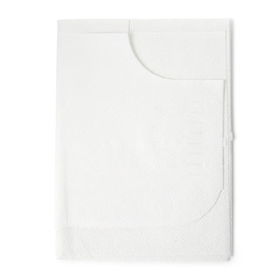 McKesson Patient Exam Gown Open Back, One Size Fits Most, White -Case of 50