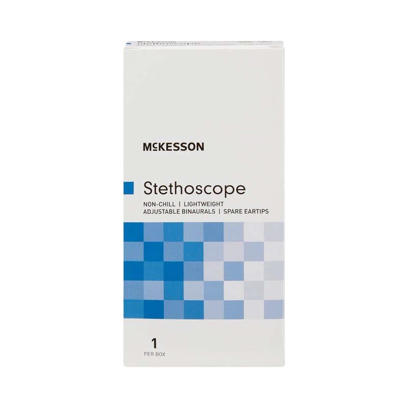 McKesson Classic 21 Inch Single-Sided Chestpiece Stethoscope, Black -Each