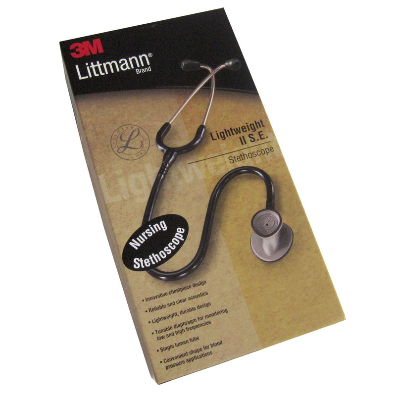 3M Littmann Lightweight II S.E. Classic Stethoscope, Black -Each