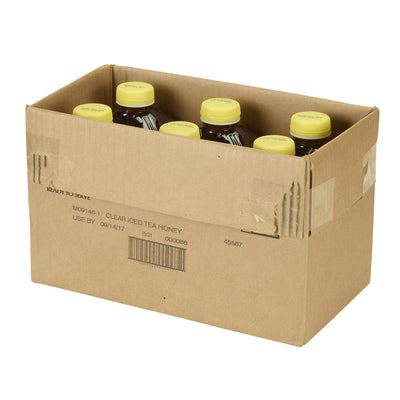 Thick & Easy Clear Honey Consistency Thickened Beverage, Iced Tea, 46 oz. Bottle -Case of 6