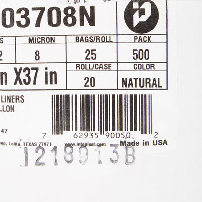 McKesson Light Duty Clear Trash Bags, 30 gal, 8 Mic -Case of 500