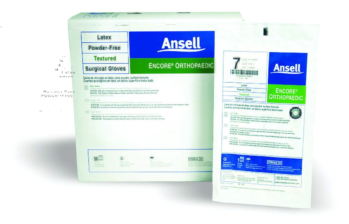 Encore Latex Ortho Surgical Gloves - 319510_BX - 2