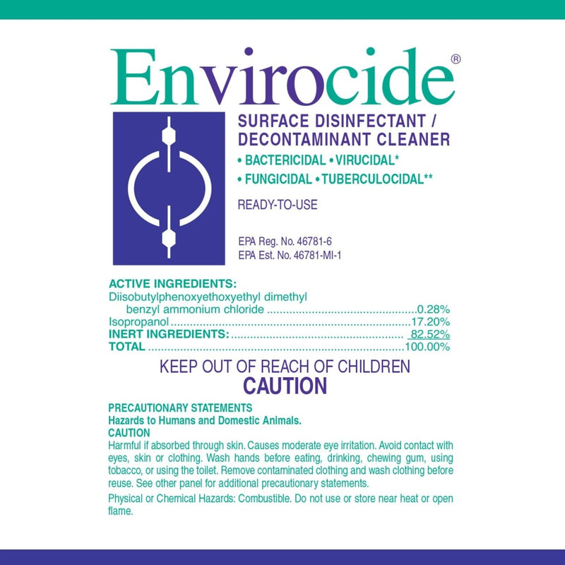 Envirocide Surface Disinfectant Cleaner - 381083_EA - 12