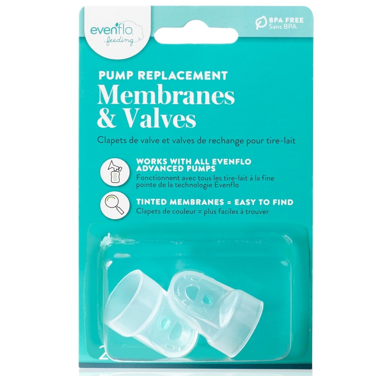 evenflo pump replacement parts Evenflo Replacement Membranes and Valves (2 of Each)
