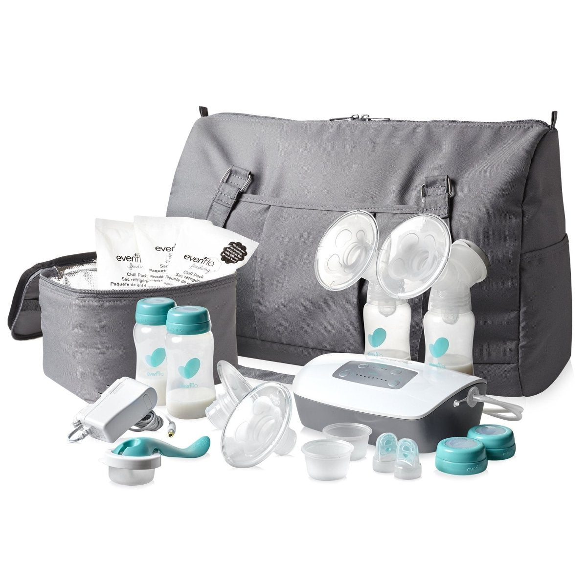 Evenflo Select Advanced Double Electric Breast Pump Kit - 1146786_EA - 1