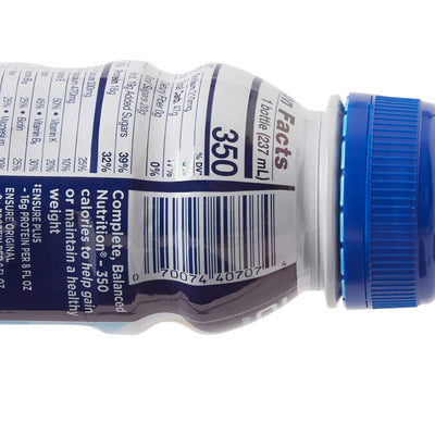 Ensure Plus Nutrition Shake, Vanilla, 8 oz. Bottle -Case of 24