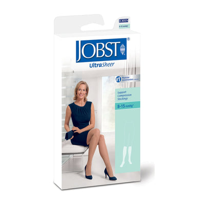 JOBST UltraSheer Female Knee-High Compression Stockings, Medium, Sun Bronze -1 Pair