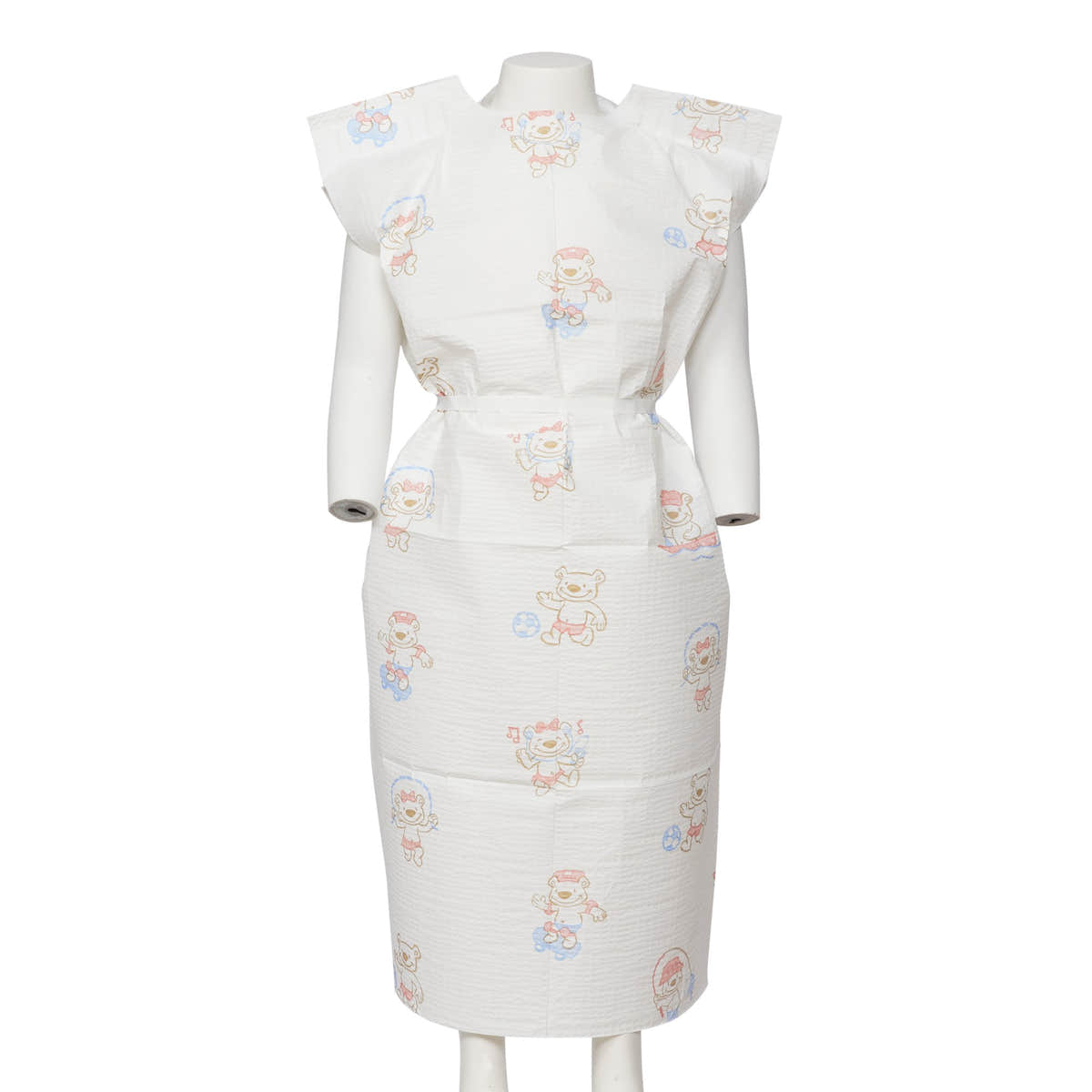 Graham Medical Products Disposable Patient Exam Gown, Child Size, Activity Bears Print -Case of 50
