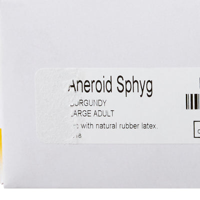 McKesson LUMEON Professional Aneroid Sphygmomanometer, Burgundy, Large Adult, Arm -Box of 1