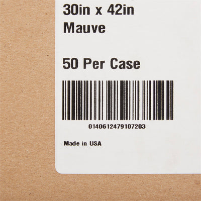 Medi-Pak Exam Gown, Large, Mauve -Case of 50