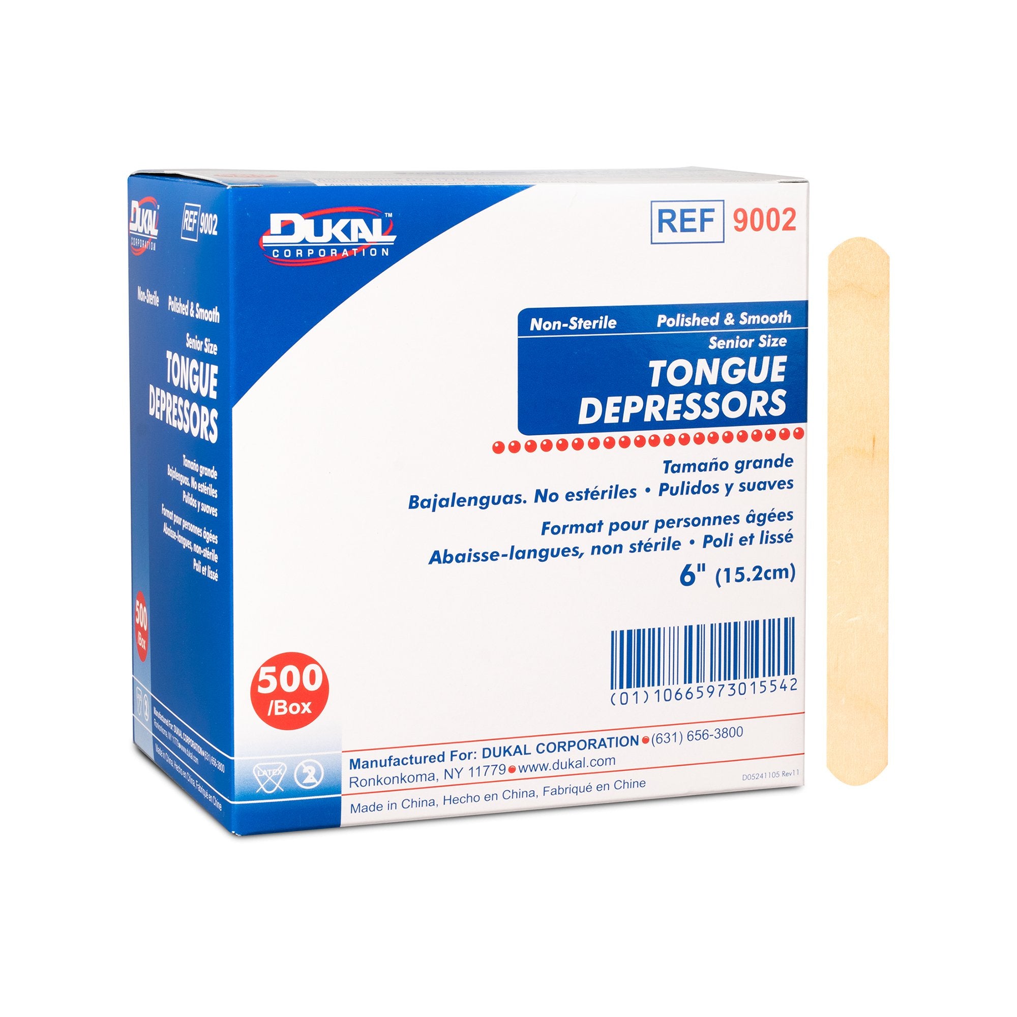 Dukal Tongue Depressor -Box of 500
