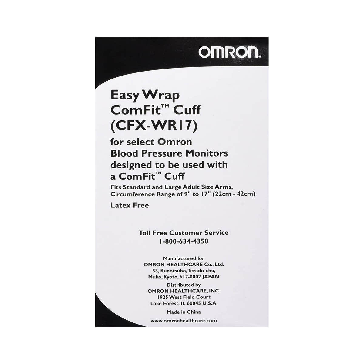 Omron Easy-Wrap ComFit Cuff -Each