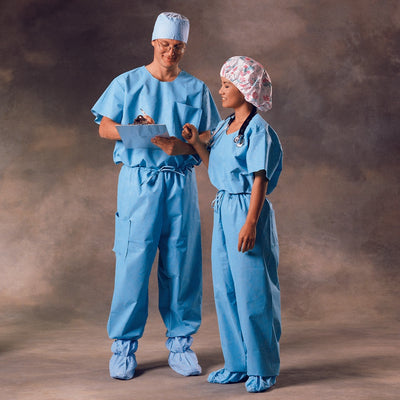 Halyard Scrub Shirt, Large -Case of 48