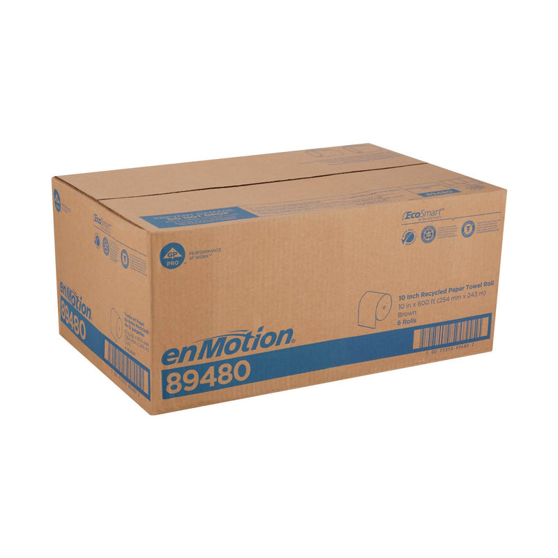 enMotion Touchless Brown Paper Towel, 10 Inch x 800 Foot Roll, -Case of 6