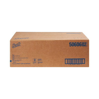 Scott Essential White Paper Towel, 8 Inch x 600 Foot -Case of 6