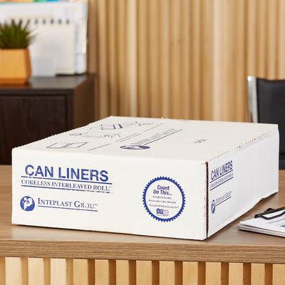 McKesson Medium Duty Clear Trash Bag, 45 gal, 12 Mic -Case of 250