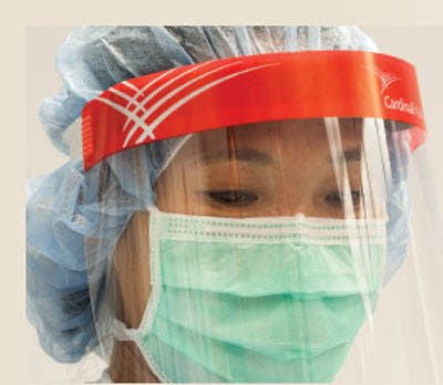 Cardinal Health Face Shield, One Size Fits Most, Clear tint -Box of 25