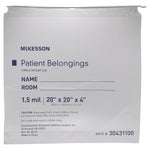 McKesson Patient Belongings Bag, Clear -Case of 250