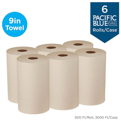Pacific Blue Ultra Paper Towel Roll, 6 x 9 in. -Case of 6