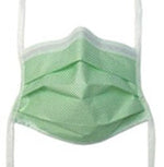 Fog Shield Surgical Mask, Green - 344442_BX - 1