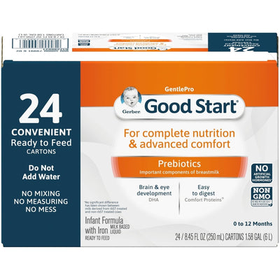 Gerber Good Start Gentle NonGMO Ready to Use Infant Formula, 8.45 oz. Tetra-Pak - 784699_CS - 1