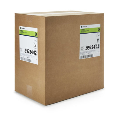 Halyard Basics Non-Reinforced Surgical Gown with Towel - 654134_EA - 12