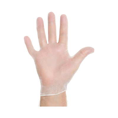 Halyard Vinyl Standard Cuff Length Exam Glove, Clear - 415631_BX - 1