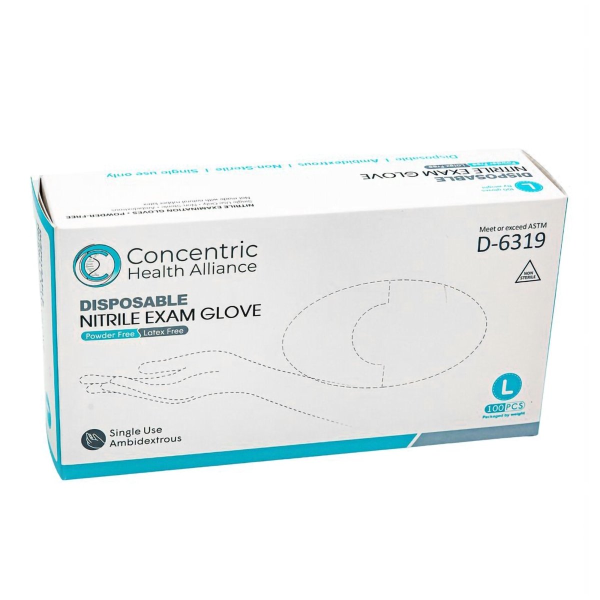 Huayuan Nitrile Exam Gloves - 1221130_BX - 2