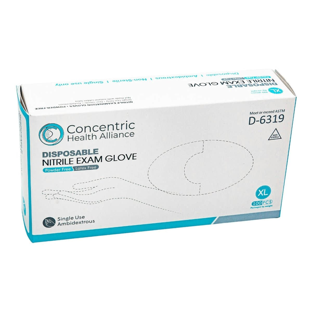 Huayuan Nitrile Exam Gloves - 1221127_BX - 1