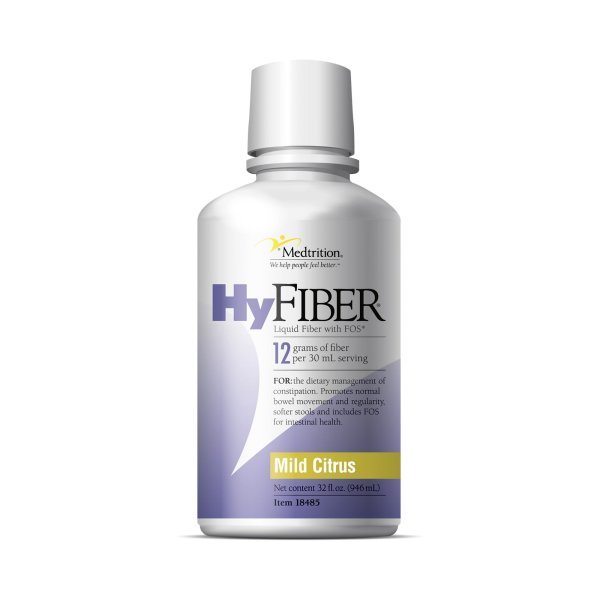 HyFiber with FOS Citrus Oral Supplement / Tube Feeding Formula, 32 oz. Bottle - 883830_EA - 1