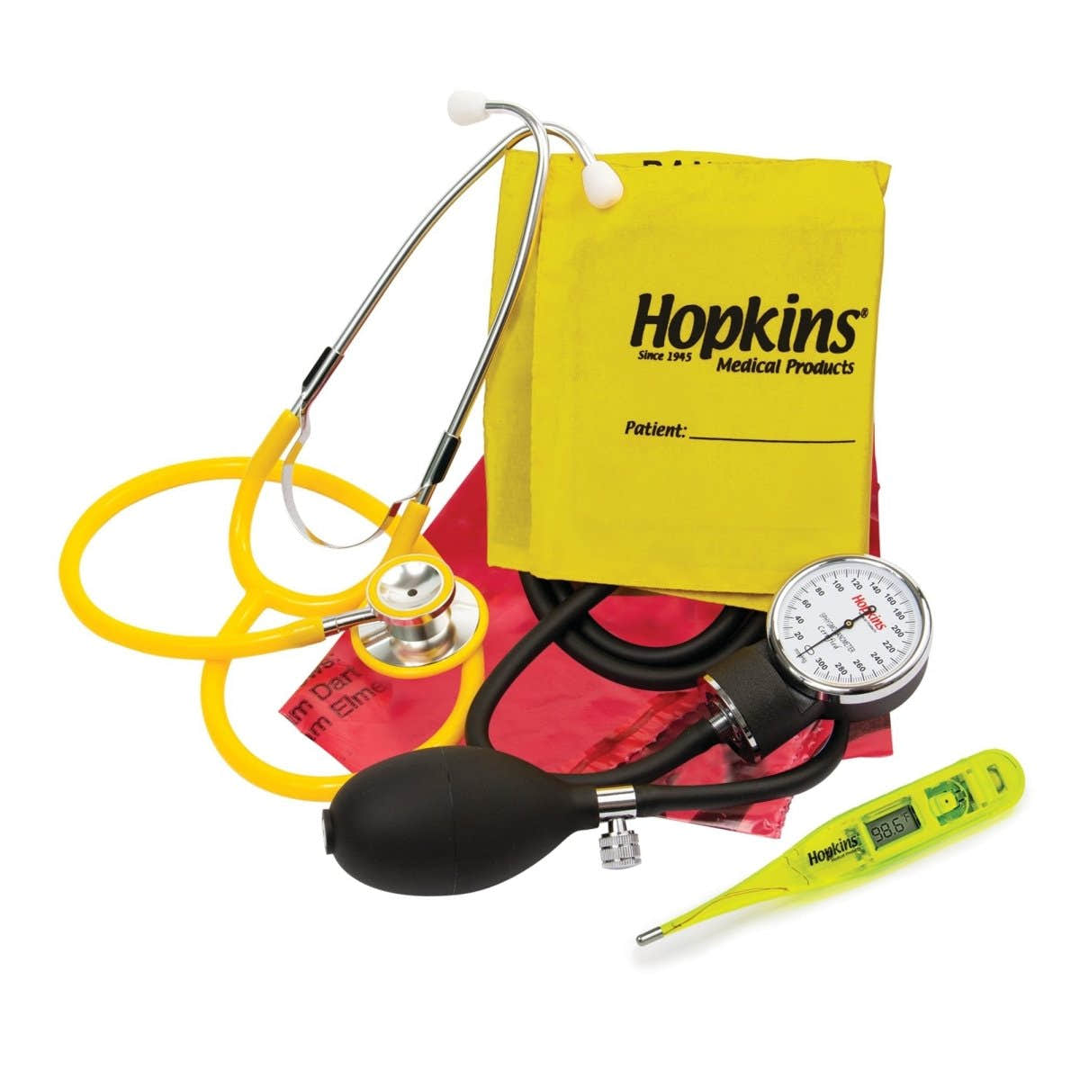 ISO Vital Signs Kit Aneroid Sphygmomanometer/Stethoscope - 832507_EA - 1