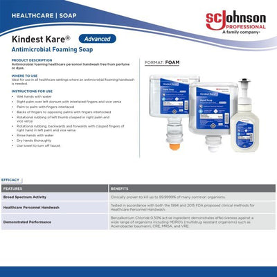 Kindest Kare Advanced Foaming Antimicrobial Soap - 1106586_CS - 2