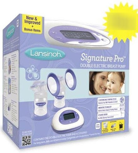 Lansinoh Signature Pro Double Electric Breast Pump Kit - 1101234_EA - 1