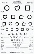 Lea Symbols Distance Vision Eye Chart - 550605_EA - 1