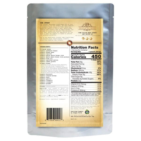 Liquid Hope Oral Supplement / Tube Feeding Formula, 12 oz. Pouch - 978981_EA - 2
