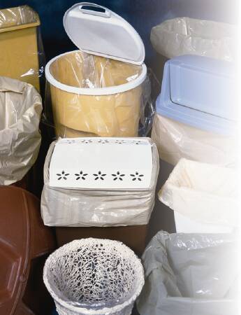 LK Plastics Trash Bag, Clear, 16 gal. - 544691_CS - 1