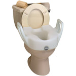 Lock-On Elevated Toilet Seat with Arms - 879826_EA - 1