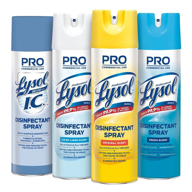 Lysol I.C. Surface Disinfectant, 19 oz. Aerosol Spray Can - 582144_EA - 9