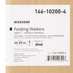 McKesson Adult Aluminum Folding Walker - 1088076_CS - 5