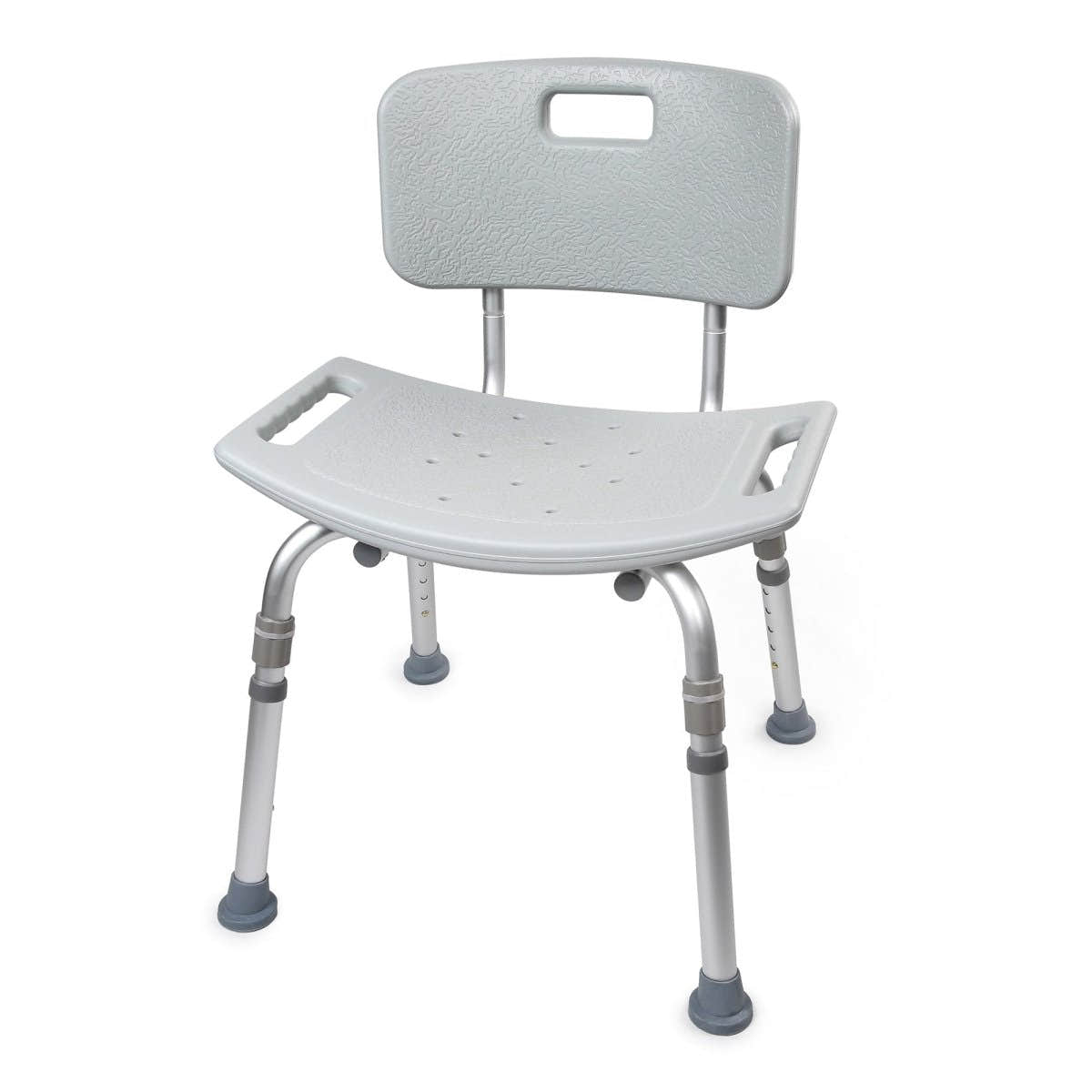 McKesson Aluminum Bath Transfer Bench with Removable Back - 1128905_EA - 1