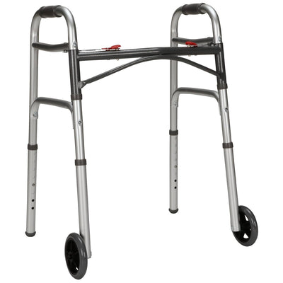 McKesson Aluminum Folding Walker, 25 – 32¼ Inch Height - 1088077_CS - 1