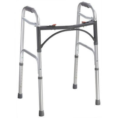 McKesson Aluminum Folding Walker, 32 – 39 Inch Height - 1128907_EA - 1