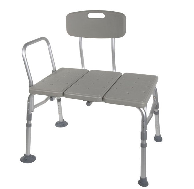 McKesson Aluminum Transfer Bench with Reversible Back - 1128904_EA - 8