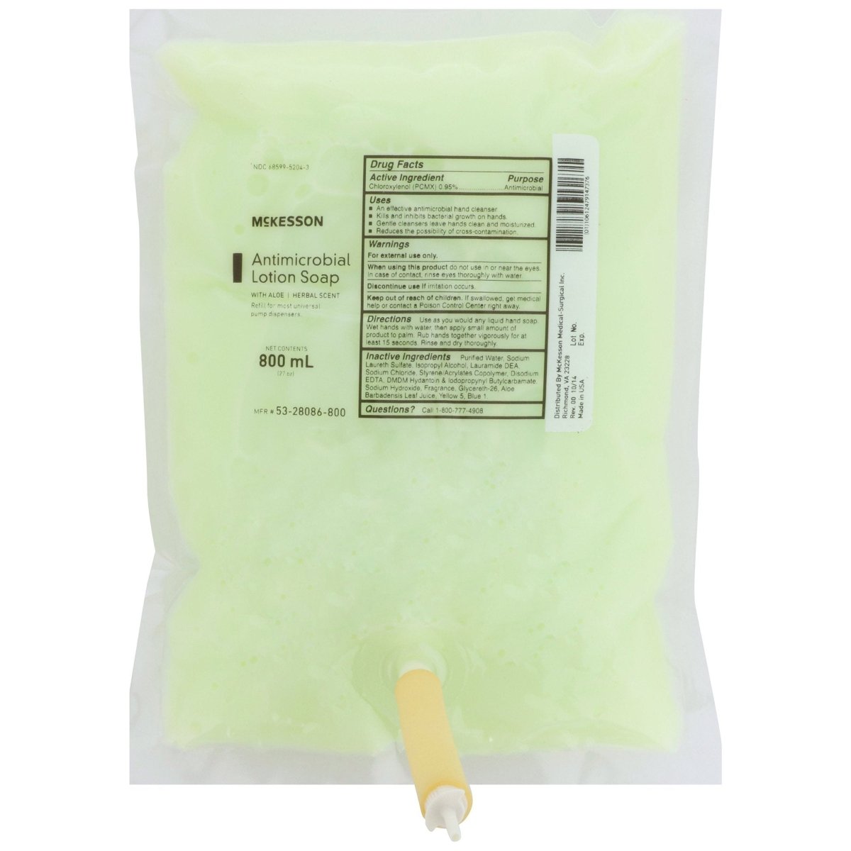 Mckesson Antimicrobial Lotion Soap - 510349_CS - 13