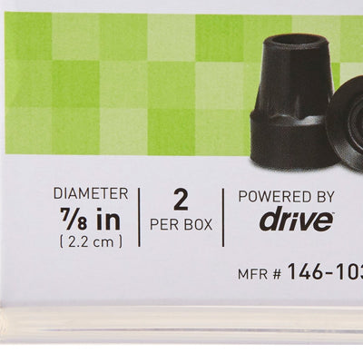 McKesson Cane / Crutch Tip, 7/8 Inch Diameter - 1095264_CS - 11