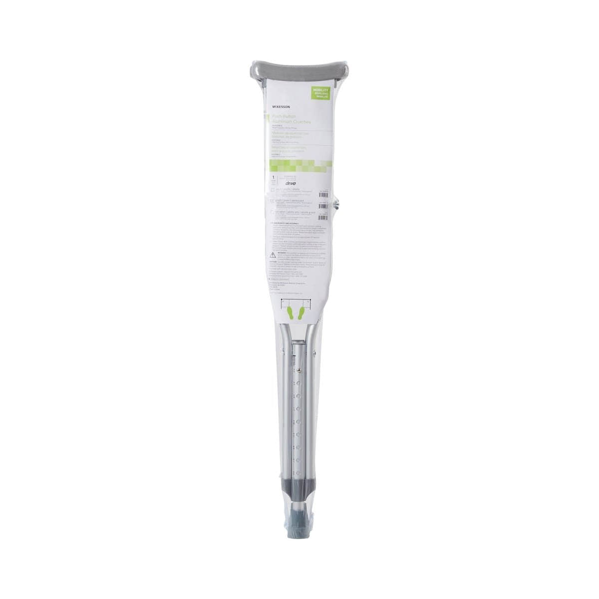 McKesson Child Underarm Crutches, 4 ft. 6 in. - 5 ft. 2 in. - 1065233_PR - 1