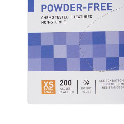 McKesson Confiderm 3.5C Nitrile Exam Glove, Blue - 765873_BX - 8